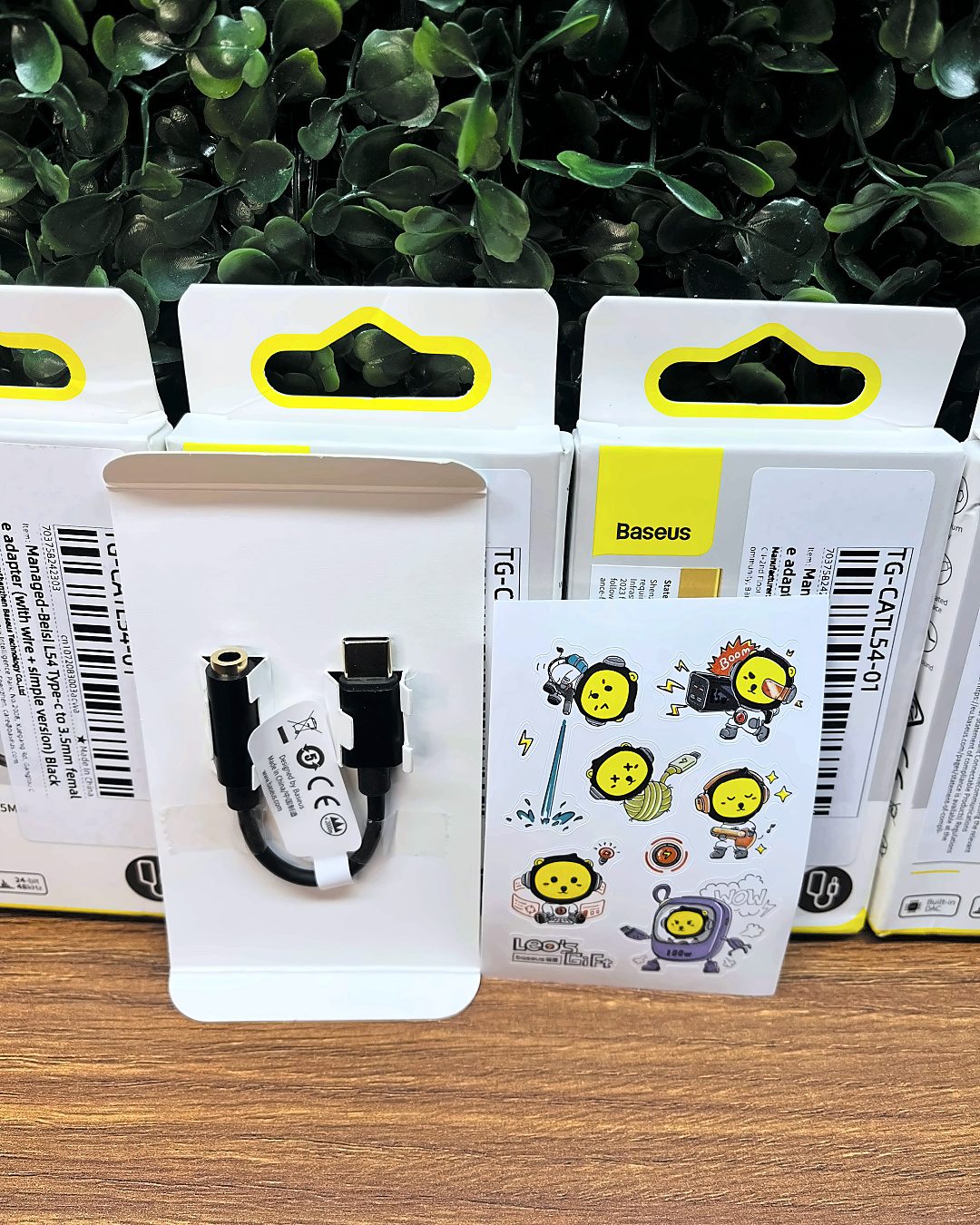 Adaptador USB-C para P2 Baseus L54 com DAC Hi-Fi — foto 1