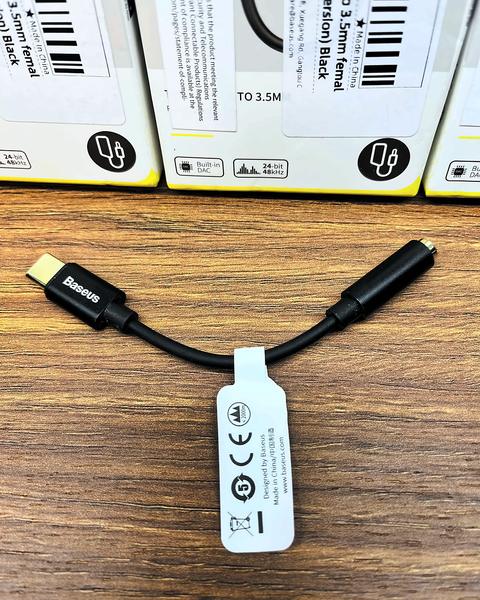 Adaptador USB-C para P2 Baseus L54 com DAC Hi-Fi — foto 2