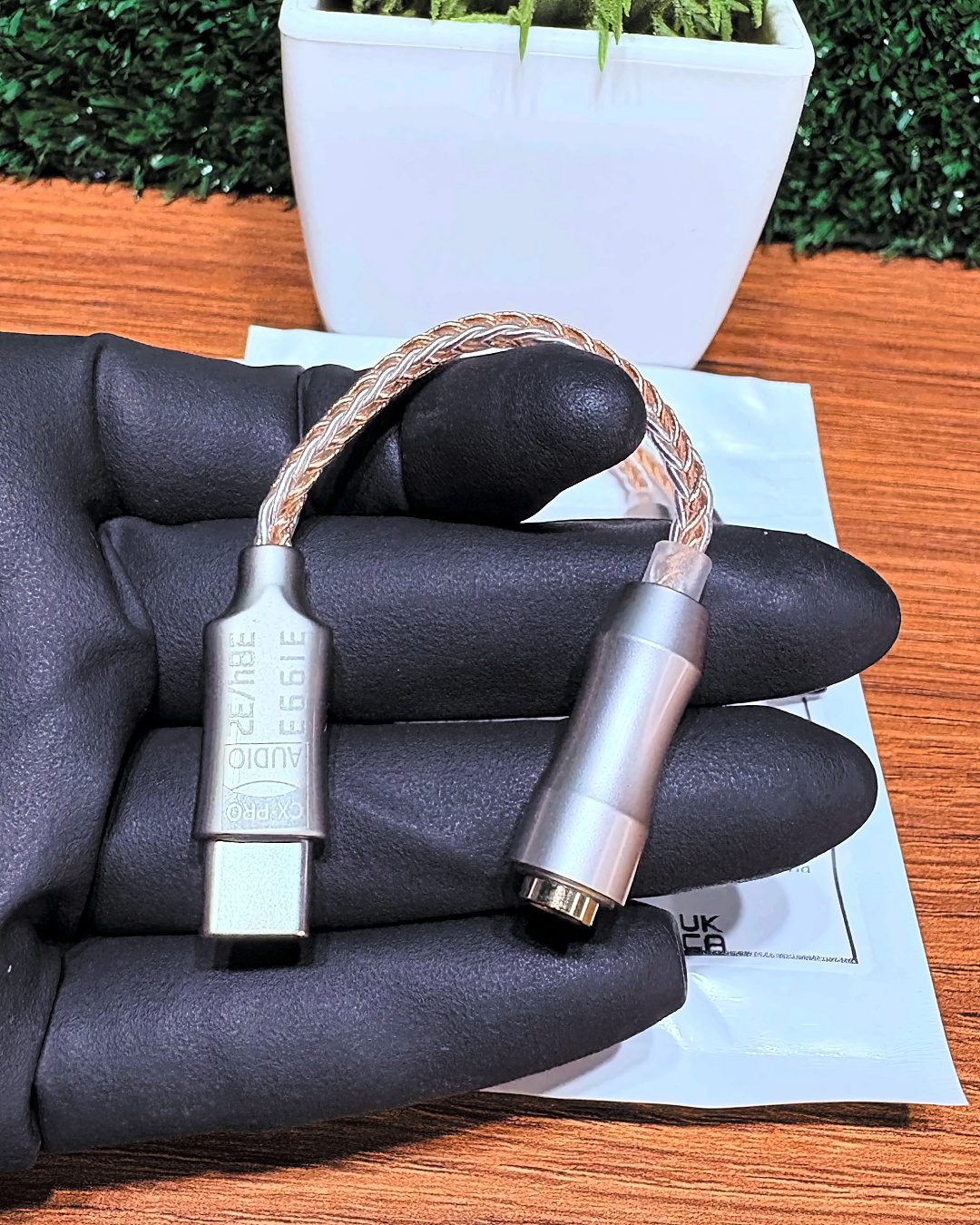 Adaptador USB-C para P2 com DAC CX31993 Grave Audio CX-Pro — foto 3