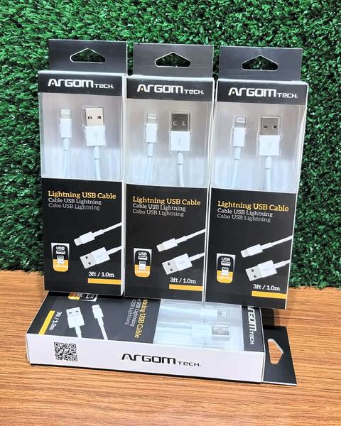 Cabo Lightning USB-A Argom Tech 1m para iPhone — foto 3