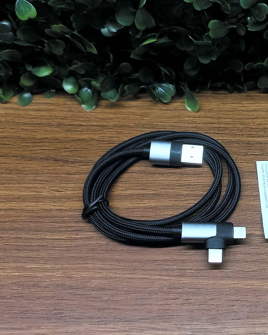 Cabo Essager 2 em 1 USB-C e Lightning 90 Graus — foto 3