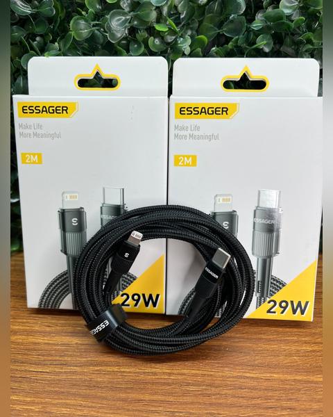 Cabo Essager USB-C para Lightning 2m — foto 1