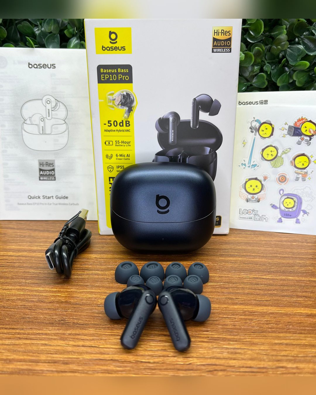 Fone de Ouvido Bluetooth Baseus EP10 Pro ANC — foto 1