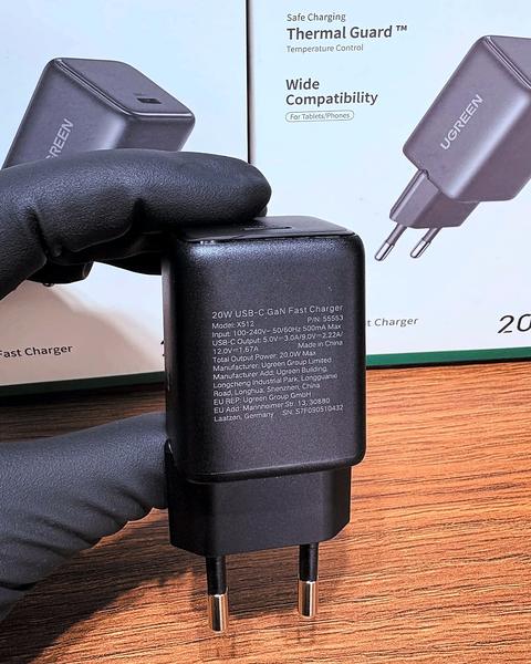 Carregador Fonte Ugreen USB-C GaN 20W — foto 5